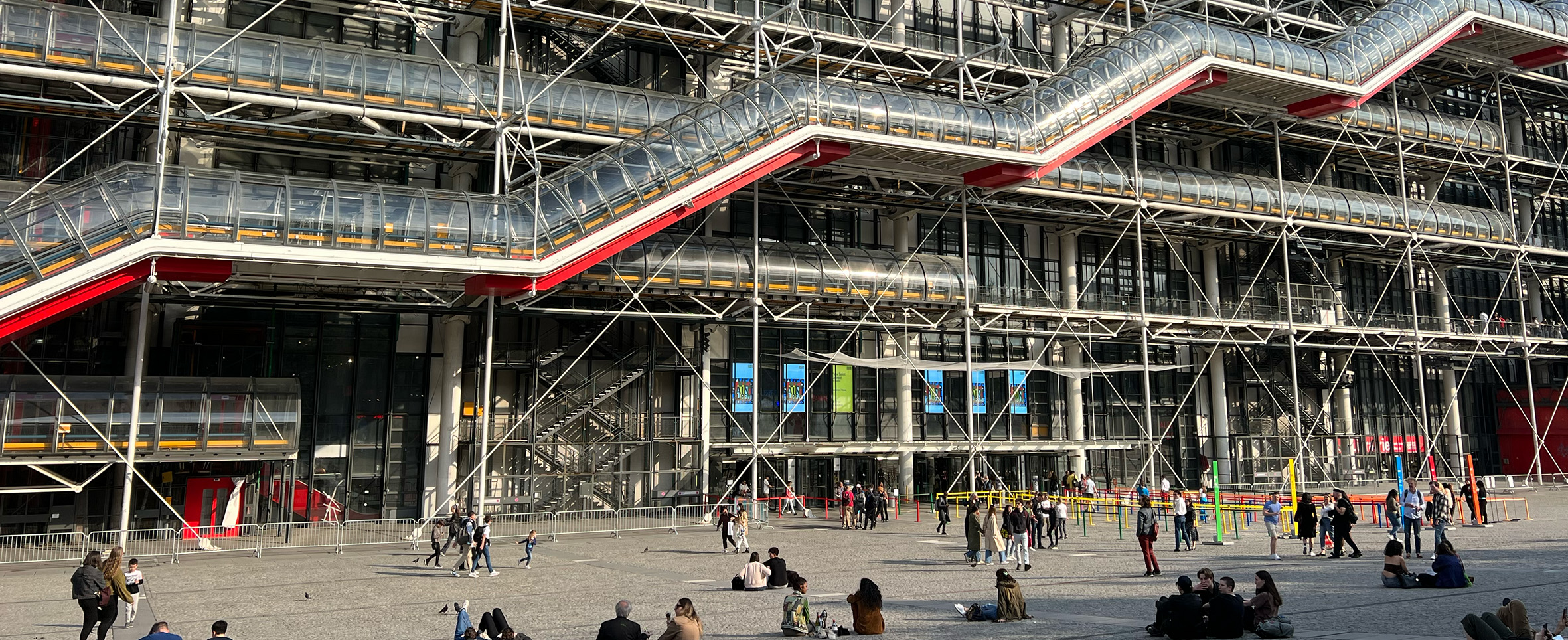 Entrada para el museo Pompidou en París