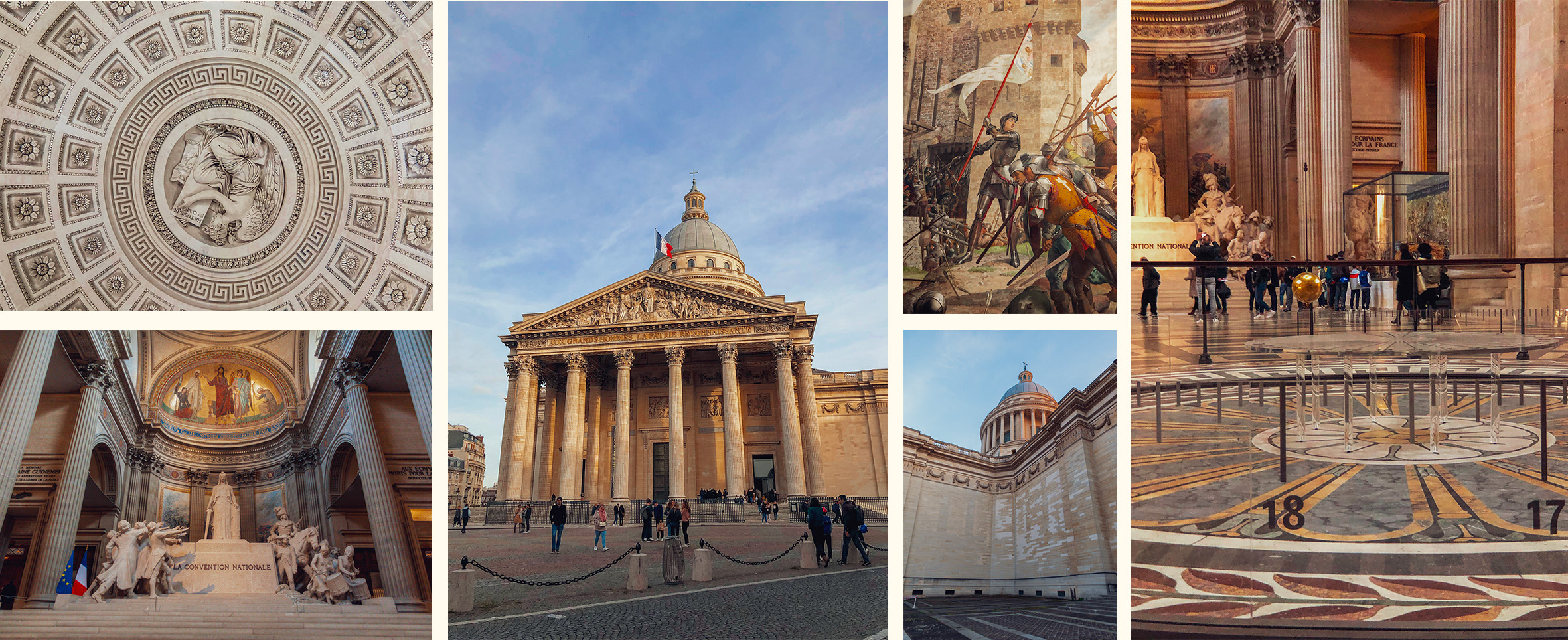  Imagenes del Panteón París en el atardecer