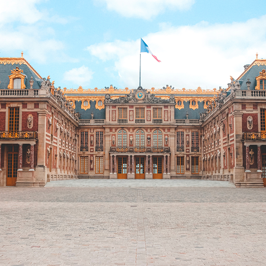 Entrada del palacio de Versalles.