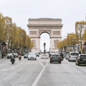 Arco del triunfo en los campos Elíseos.