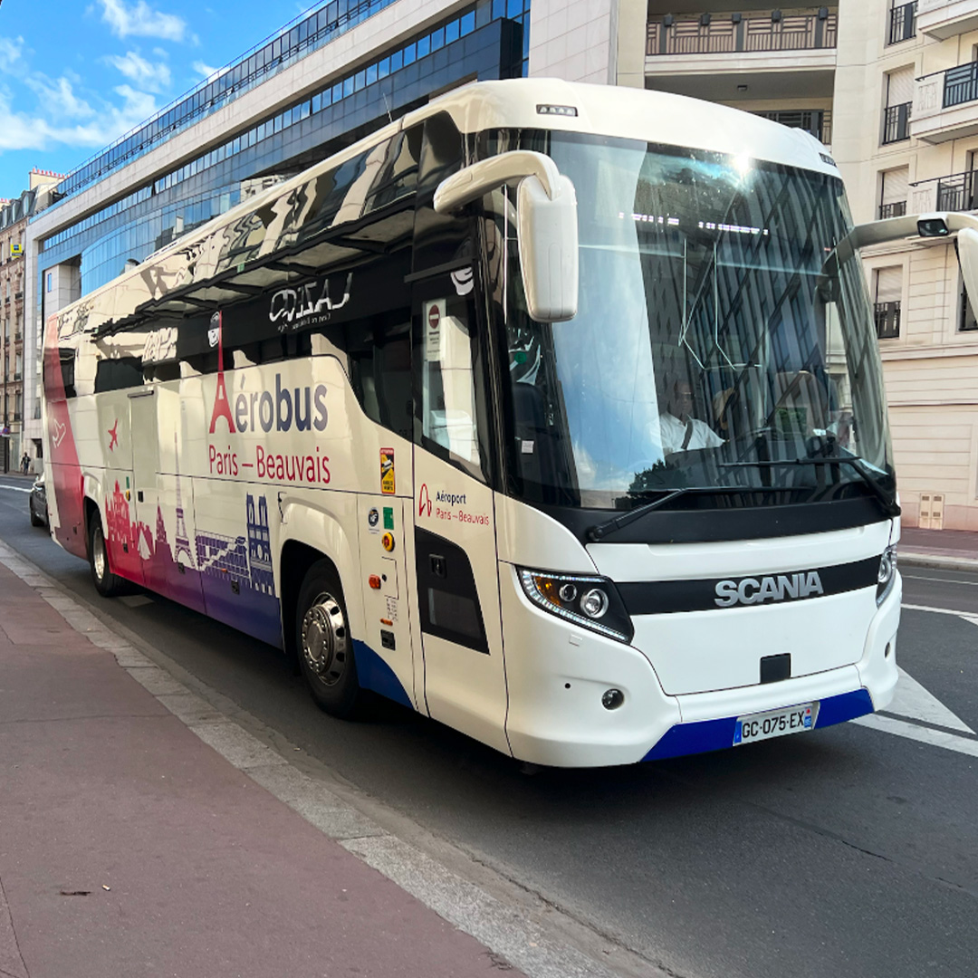 autobús de Beauvais rumbo a París