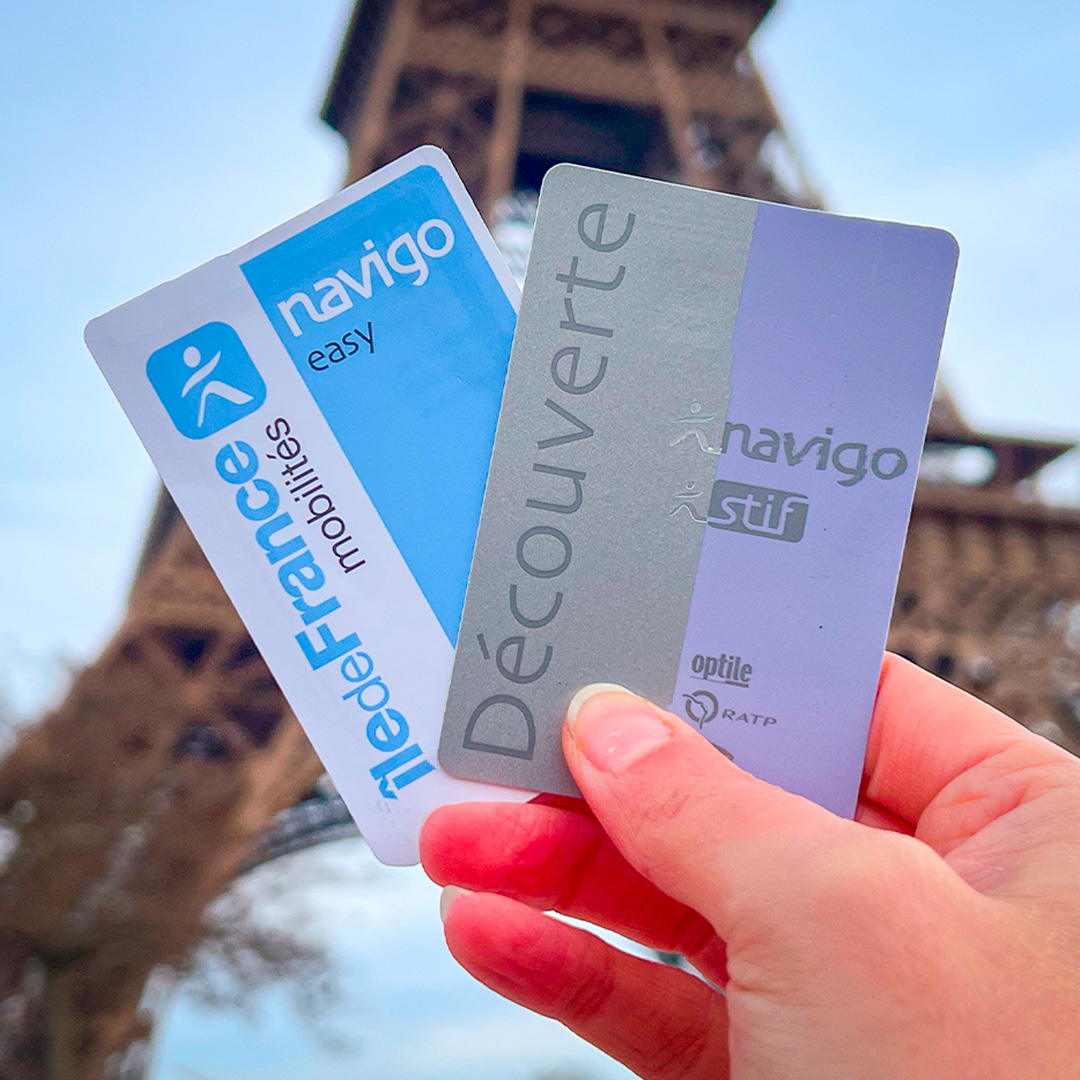 La tarjetas de transporte de París para moverse en la ciudad.