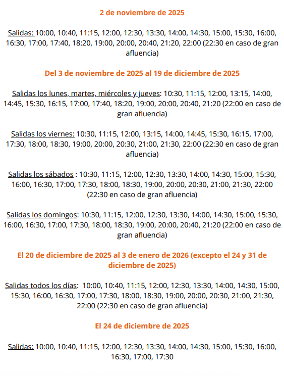 Horario del paseo en barco por el sena paris