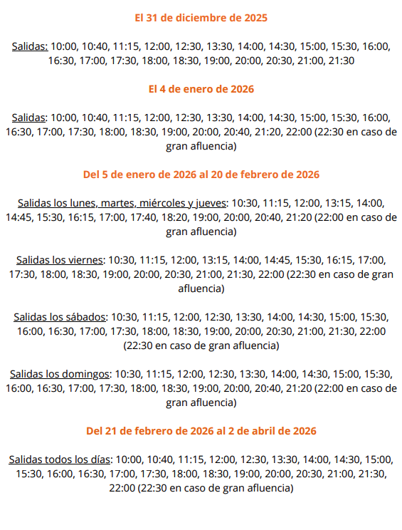 Horarios del barco por el sena paris