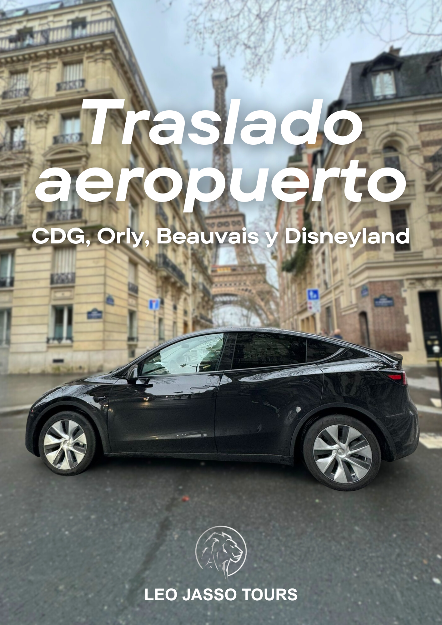 Traslado privado del aeropuerto de París al hotel.