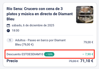 Descuento para los Inválidos de París
