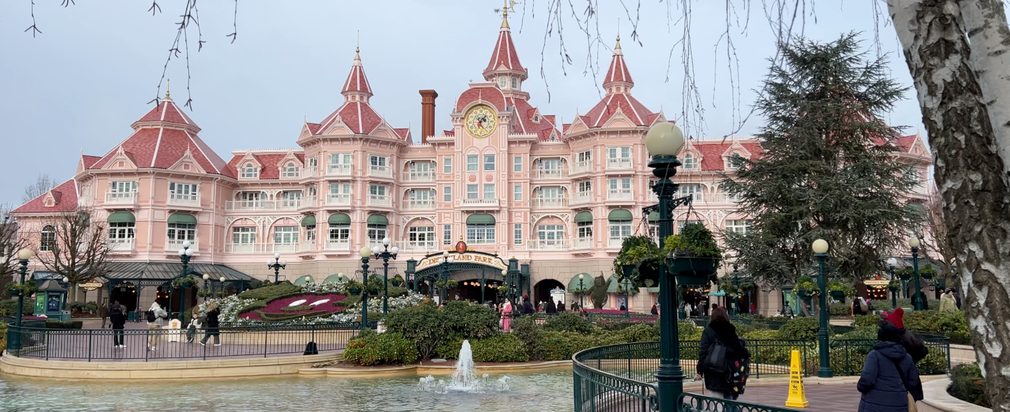 Disneyland Paris en enero.