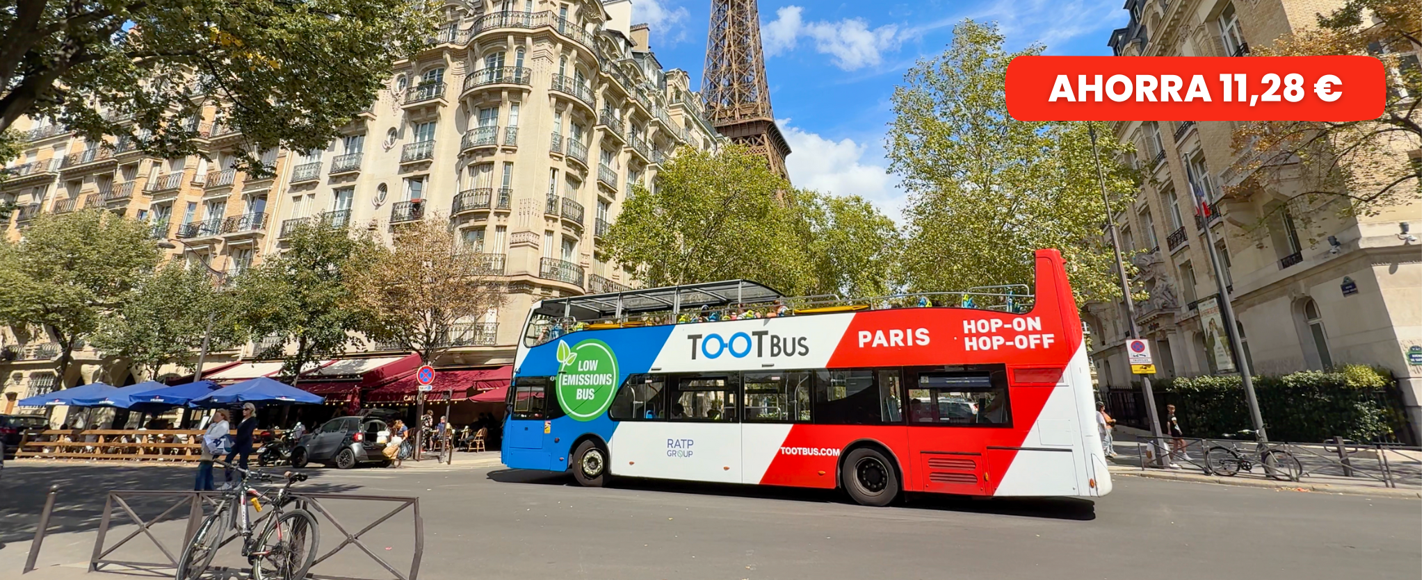 Crucero por el sena durante el día a un costado del museo d'Orsay